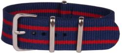  Curea NATO Material Textil Rosu Albastru 18mm 20mm 22mm (WZ702)