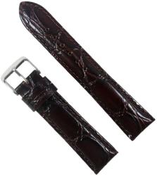  Curea Ceas Piele Naturala Maro Imprimeu Crocodil Lacuita 18mm 20mm 22mm - WZ2299 (WZ2299)