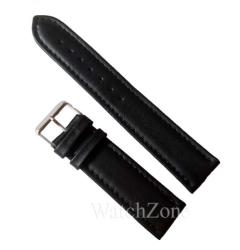  Curea ceas piele naturala neagra 18mm 20mm 22mm 24mm (WZ1771)