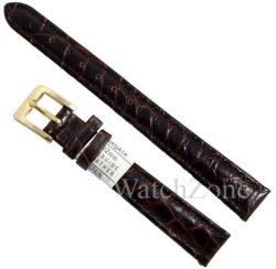 NAGATA Curea Ceas din Piele Naturală Neagră, cu Cusătură Albastră 20mm 22mm (WZ1891)