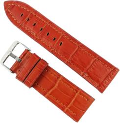  Curea de ceas din piele naturală Maro - 24mm WZ2881 (WZ2881)