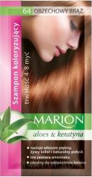 Marion Șampon nuanțator pentru păr cu aloe - Marion Color Shampoo With Aloe 64 - Hazelnut Brown