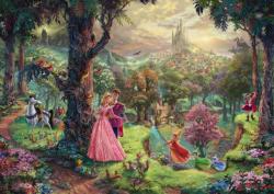 Schmidt Spiele Thomas Kinkade - Frumoasa din padurea adormita - 1000 piese (59474) Puzzle
