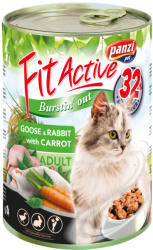  Conservă pentru pisici FitActive Goose & Rabbit 415 g