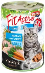  Conservă pentru pisici FitActive Meat-Mix 415 g
