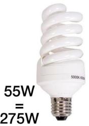Linkstar Bec spiralat lumina continua 55W E27