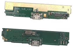 tel-szalk-012967 Lenovo S890 töltőcsatlakozó port panel (tel-szalk-012967)