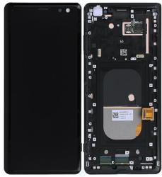 NBA001LCD004463 Sony Xperia XZ3 fekete OEM LCD kijelző érintővel kerettel előlap (NBA001LCD004463)