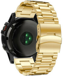 iUni Curea ceas Smartwatch Garmin Fenix 7X / 6X / 5X Plus / 5X / 3 HR / 3, 26 mm Otel inoxidabil iUni Gold (512254)