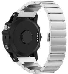 iUni Curea ceas Smartwatch Garmin Fenix 7X / 6X / 5X Plus / 5X / 3 HR / 3, 26 mm Otel inoxidabil iUni Link Bracelet, Argintiu (512278)