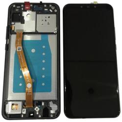 NBA001LCD004439 Huawei P Smart Plus (Nova 3i) fekete OEM LCD kijelző érintővel kerettel előlap (NBA001LCD004439)