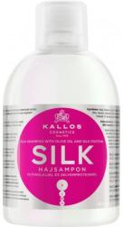 Kallos Șampon cu ulei de măsline și proteine din mătase - Kallos Cosmetics Silk Shampoo With Olive Oil 1000 ml