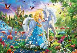 Educa The princess and the unicorn - 1000 piese (17654) Puzzle