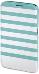 Hama Husa Booklet Stripes Samsung Galaxy S6 Hama, Verde/Alb (137542)