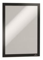 DURABLE Infokeret, A4, öntapadó háttal, DURABLE DURAFRAME® , fekete (DB488201) - papirdepo