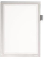 DURABLE Infokeret, A4, öntapadó, jegyzetelhető, DURABLE DURAFRAME® NOTE , ezüst (DB499323)