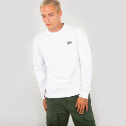 Alpha Industries Basic Sweater Small Logo - white
