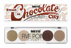 MIYO Sweet As Chocolate City Paleta Fard Pleoape Five Points Nr. 22 - MIYO