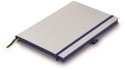 Lamy notesz A5, 192lap, keményfedelű, ezüst, kék szélű lapok (4034265)