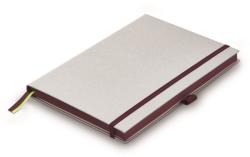  Lamy notesz A5, 192 oldal, keményfedelű, ezüst, bordó szélű lapok (4034266)