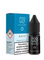 Pod Salt Lichid Tigara Electronica Premium Pod Salt Blue Ice, 10ml, cu Nicotina, 50VG / 50PG, Fabricat in UK, Calitate Premium Lichid rezerva tigara electronica
