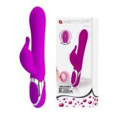 Pretty Love Vibrator Rabbit Cu Cap Gonflabil Pretty Love Neil Vibrator