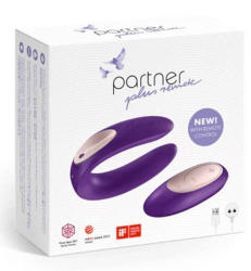 Satisfyer Vibrator Cuplu Partner Plus cu Telecomanda Vibrator