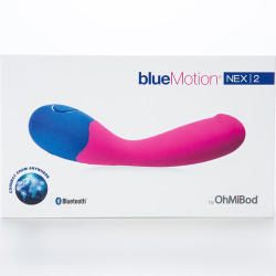 OhMiBod Vibrator App Control Blue Motion Nex2 OhMiBod Vibrator