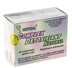 Hofigal Complex Detoxifiant Natural 40 comprimate