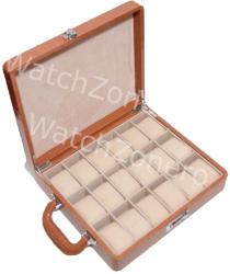 WatchBox Servieta depozitare si organizare 18 ceasuri crem (WZ574)