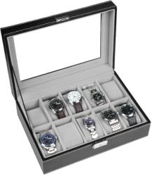 WatchBox Cutie depozitarea 10 ceasuri piele eco PREMIUM (WZ972)