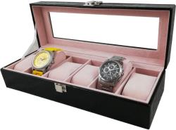WatchBox Cutie depozitare și expunere 6 ceasuri - imprimeu crocodil (WZ2602)