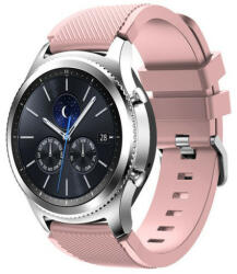 iUni Curea ceas Smartwatch Samsung Galaxy Watch 46mm, Samsung Watch Gear S3, iUni 22 mm Silicon Soft Pink (513121)