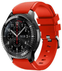 iUni Curea ceas Smartwatch Samsung Galaxy Watch 46mm, Samsung Watch Gear S3, iUni 22 mm Silicon Red (513084)