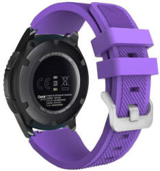iUni Curea ceas Smartwatch Samsung Galaxy Watch 46mm, Samsung Watch Gear S3, iUni 22 mm Silicon Purple (513145)