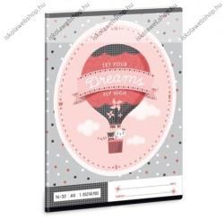 Ars Una Állatos - Fly High 1. osztályos vonalas füzet, A5/14-32 - Ars Una (93587549)