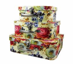 WatchBox Casete Bijuterii cu Motive Florale Set 3 Bucati WZ369 (WZ369)