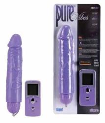 Sex Links Vibrator Wireless, Silicon Pure Vibes, cu telecomanda, 16 cm