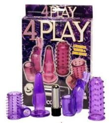 Wholesale ltd Set 4Play, minivibrator, mansoane, prelungitoare pentru petrecere in cuplu Vibrator