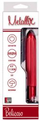 Pacific Vibratorul METALLIX BELICOSO RIBBED RED Vibrator