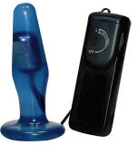 Prime Stoys Anal Butt Plug clear blue Dildo