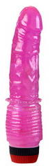 Sex Links Vibrator Clasic Jelly Purple, 19, 5 cm Vibrator