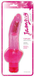 Prime Stoys Vibrator Jammy Jelly Flary Glitter Pink Vibrator