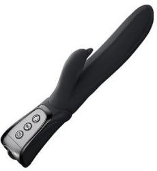 Sex Links Vibrator cu stimulare vaginala si clitoridiana VIBE THERAPY EXHILARATION, 23 cm