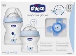 Chicco Natural Feeling ajándékszett (3 részes) Kék 0m+ Ch08071166 - babycenter-siofok