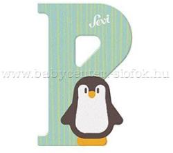 Sevi Fa Betű állatos P - Penguin - babycenter-siofok