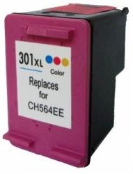 Utángyártott HP 301 XL / CH564EE / CH562EE XL kapacitású színes- color prémium utángyártott tintapatron, patron - hewlett packard (301XL)