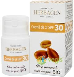 Herbagen Crema de Zi SPF30 Filtre Minerale si Ulei de Argan 50g