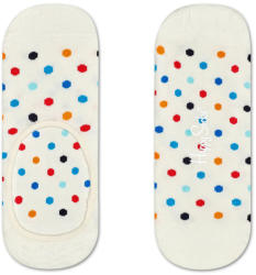 Happy Socks Șosete ascunse (tălpici) culoare crem și buline colorate