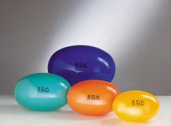 Aktiv Eggball standard tojáslabda 45 cm, sárga színben